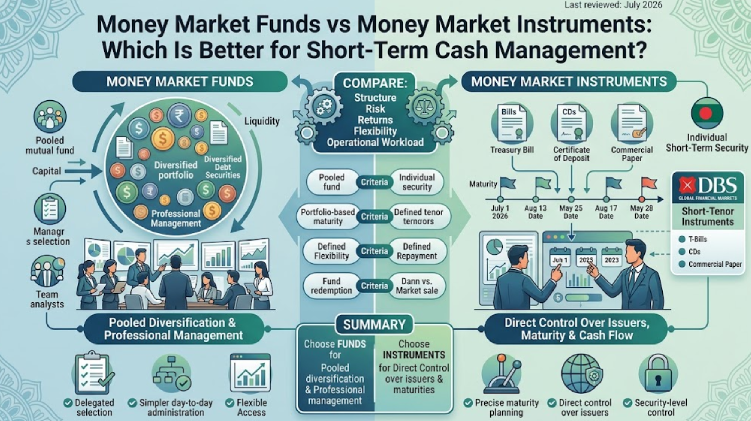 Money Market Funds vs Money Market Instruments: Which Is Better for Short-Term Cash Management?